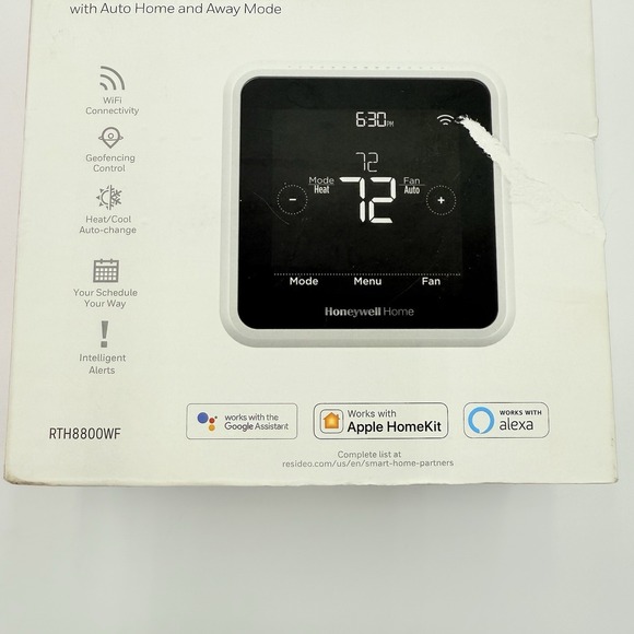 Honeywell Home T5 Smart Thermostat RTH8800WF WiFi Works w/ Alexa, Apple, Works - Picture 5 of 14